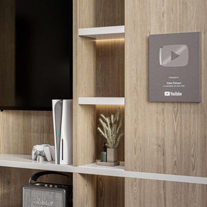 trophée youtube, awardly, trophée youtube personnalisable, cadre, decoration d'interieur, cadre personnalisable, displate youtube, displate décoration d’interieur